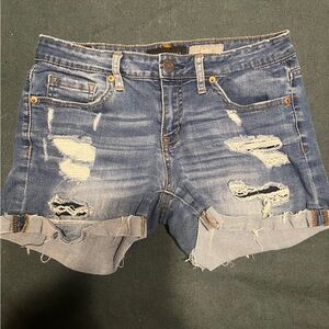 Aeropostale midi denim shorts